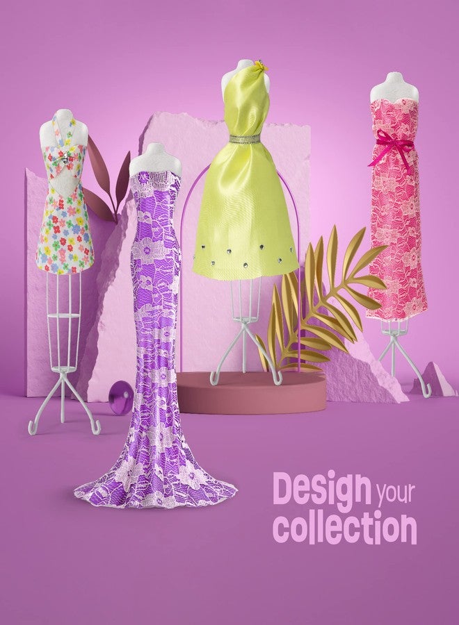 Pretty Me Fashion Design Studio - Sewing Kit for Kids - Designer Dress Girls Arts Crafts Kits Ages 8, 9, 10, 11, 12 Age - Sketch, Sew, Style - Kid Art Projects Gift - Girl Craft Activities Gifts - Image 2